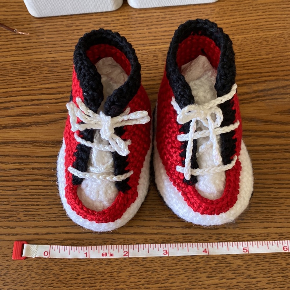 Handmade baby shoes - Picture 2 of 5
